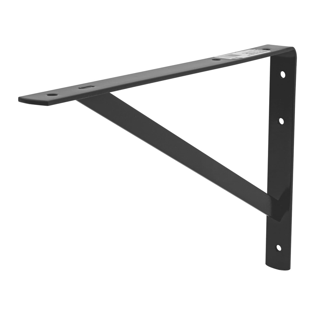 Mensula de acero reforzada negra 10 x 16', Fiero