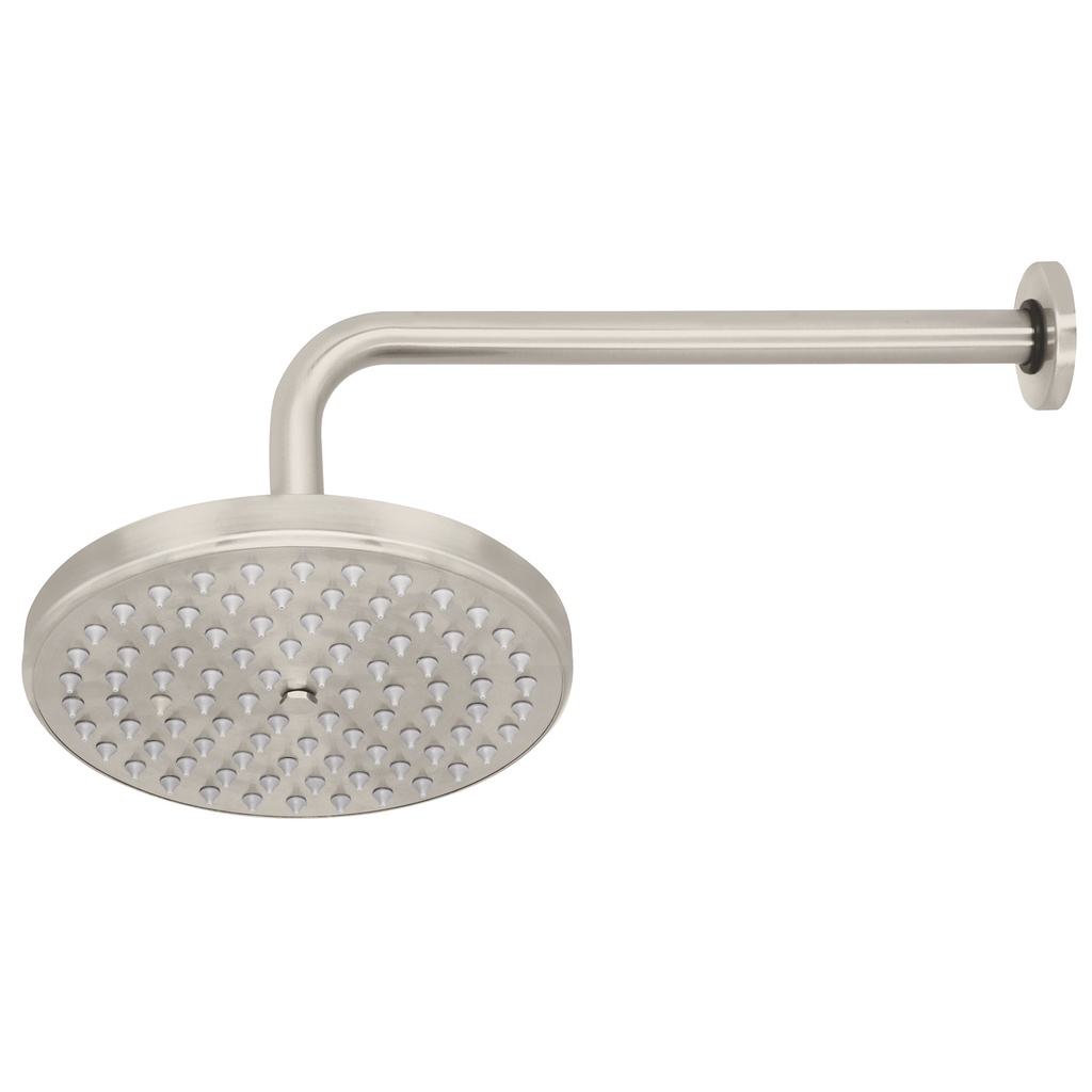 Regadera satin 8' plato redondo, con brazo, Foset Element