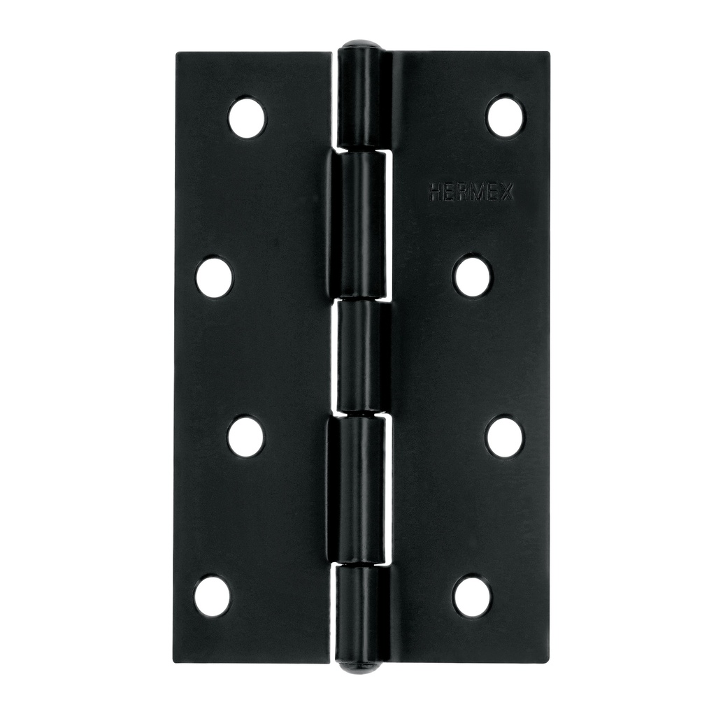 Bisagra rectangular 4' negra, Hermex