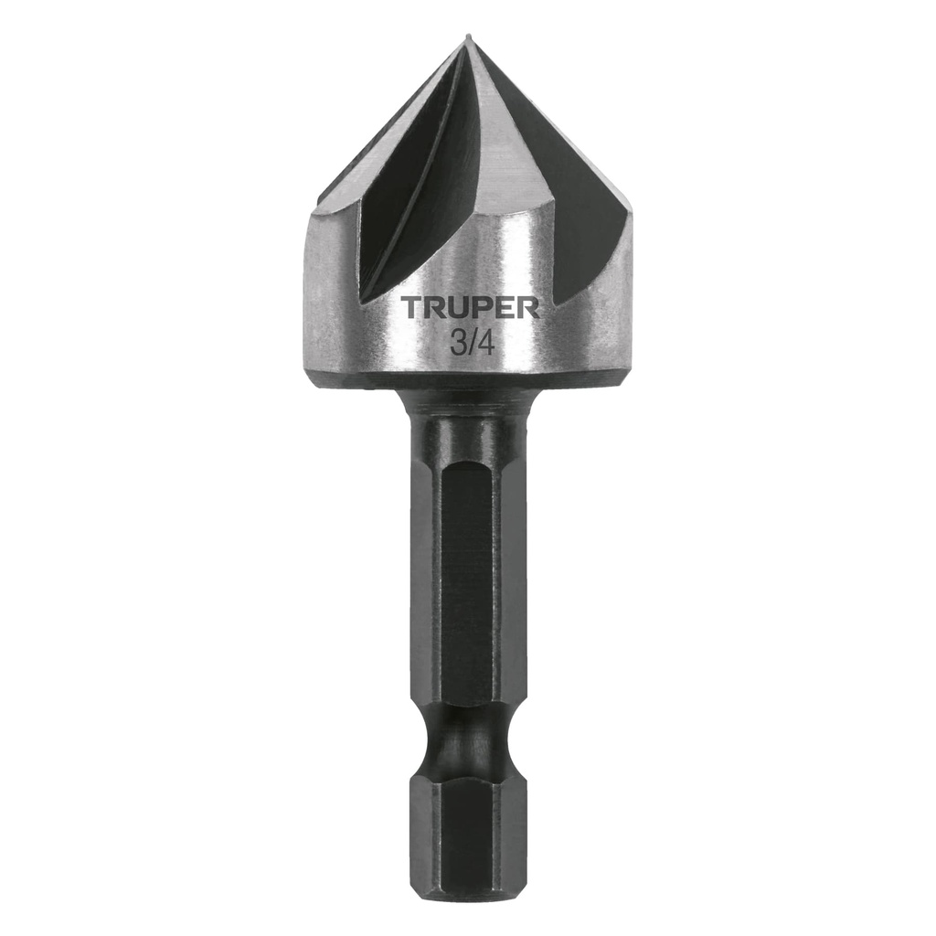 Avellanador HSS cambio rapido 3/4', Truper