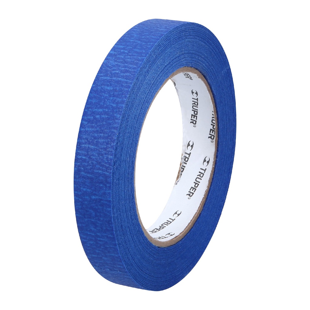 Cinta masking tape azul de 3/4' x 50 m para pintor, Truper