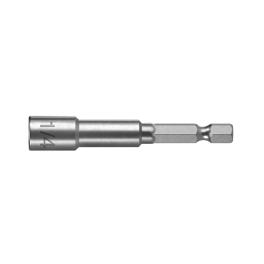 Estuche con 5 dados magneticos de 1/4' largo 2-1/2', Expert