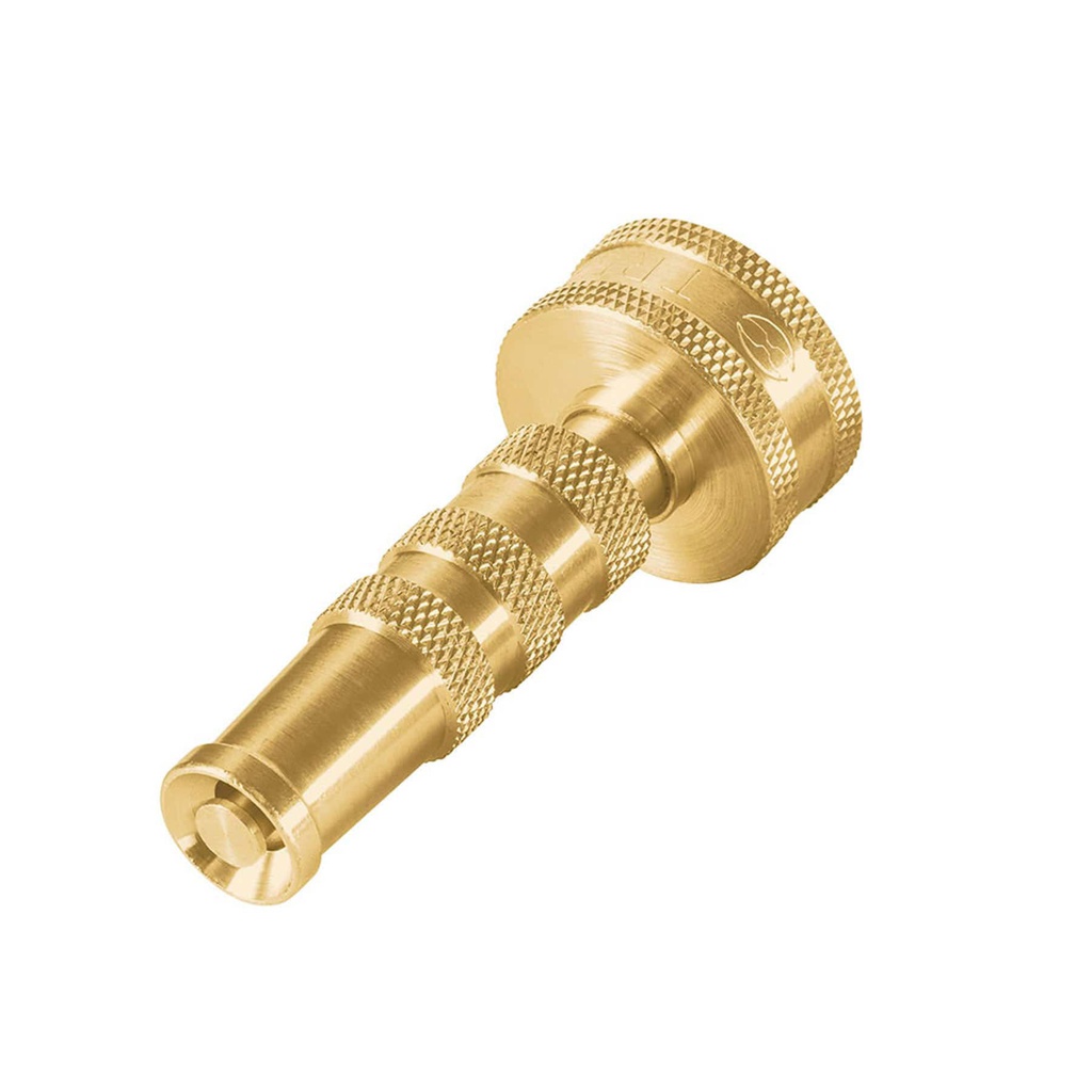 Chiflon 3' de laton maquinado para manguera, Truper