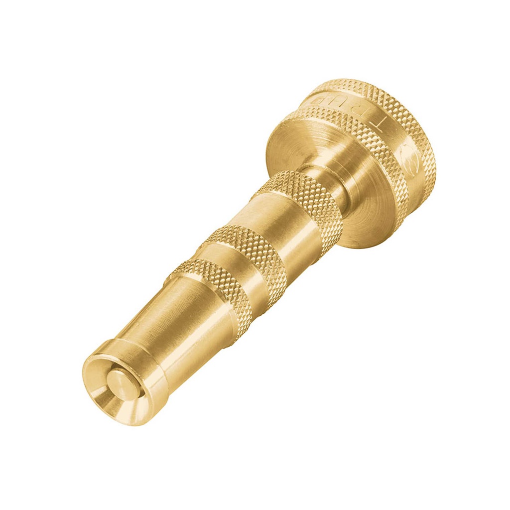 Chiflon 3-1/2' de laton maquinado para manguera, Truper