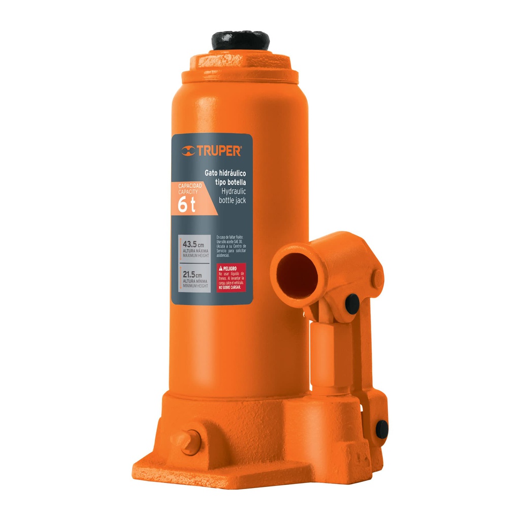 Gato hidraulico de botella de 6 Ton, Truper