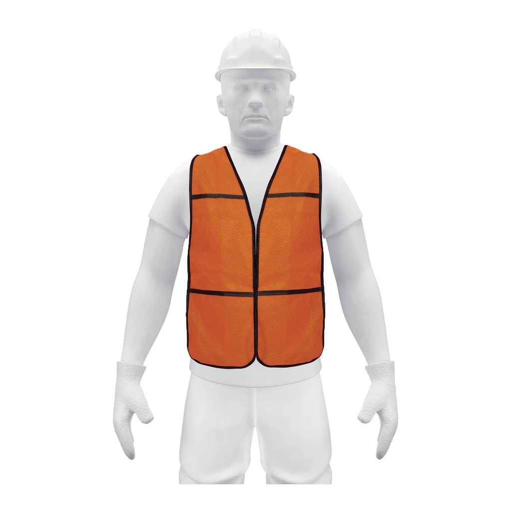 Chaleco de seguridad, uso de dia, naranja, Pretul