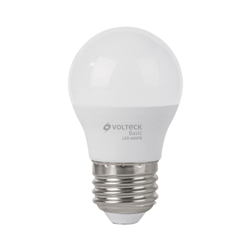 Lampara LED G45 5 W (equiv. 40 W), luz de dia, caja, Basic