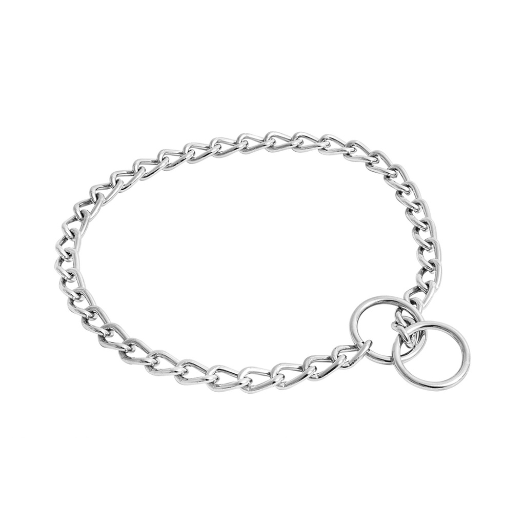 Collar de entrenamiento para perro, 50 cm, eslabon de 3 mm