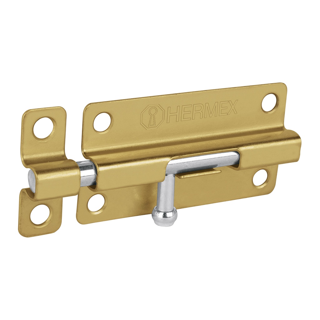 Pasador de barril de acero laton 4', Hermex