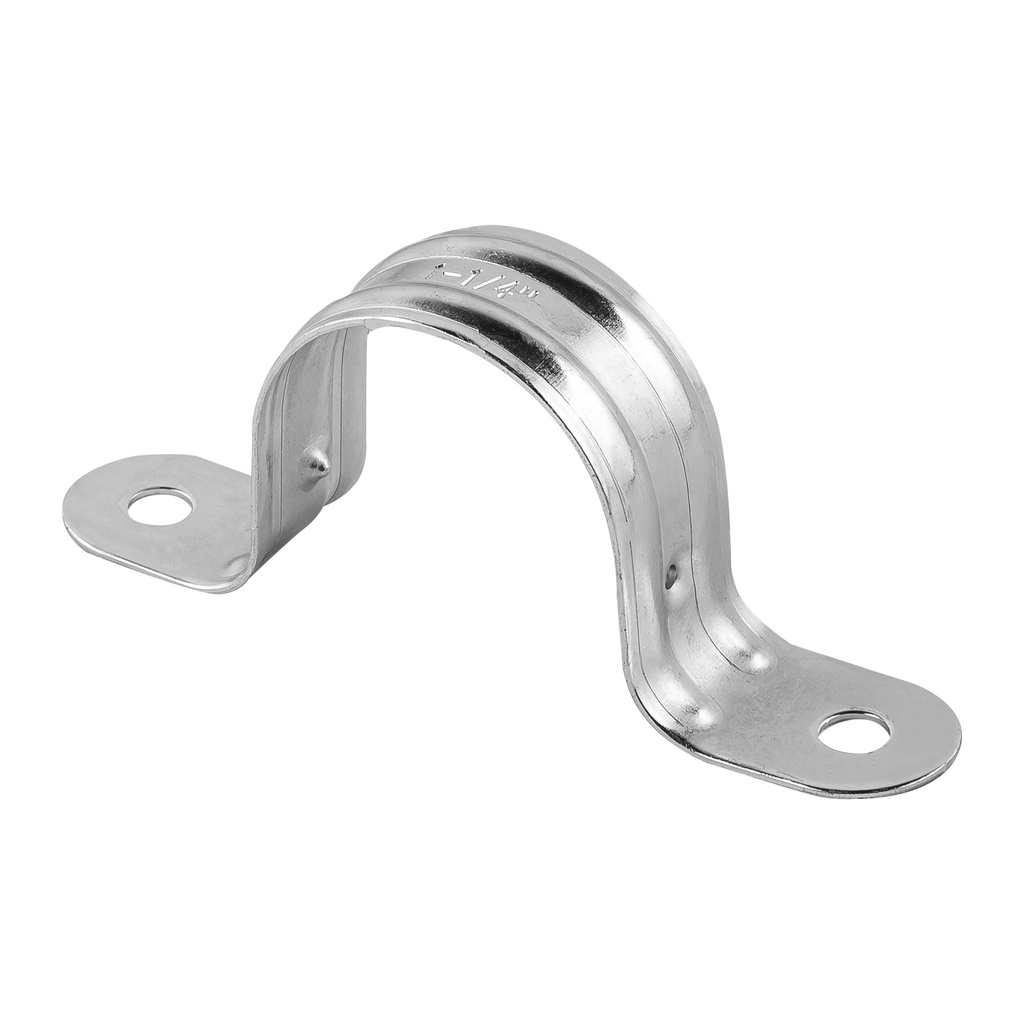 Bolsa con 5 abrazaderas 1-1/4' tipo omega para tubo, Volteck