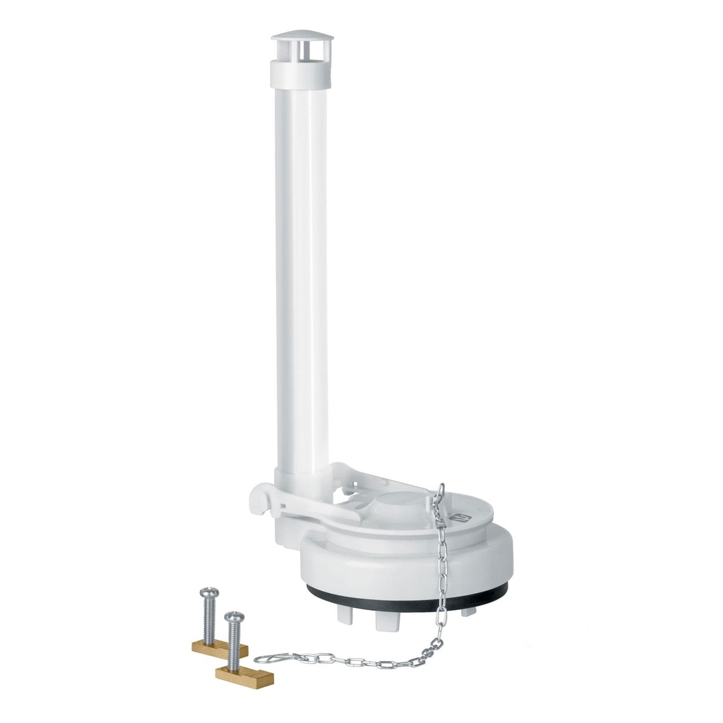Valvula de descarga 3' para WC de 1 pza, cadena inox, Foset