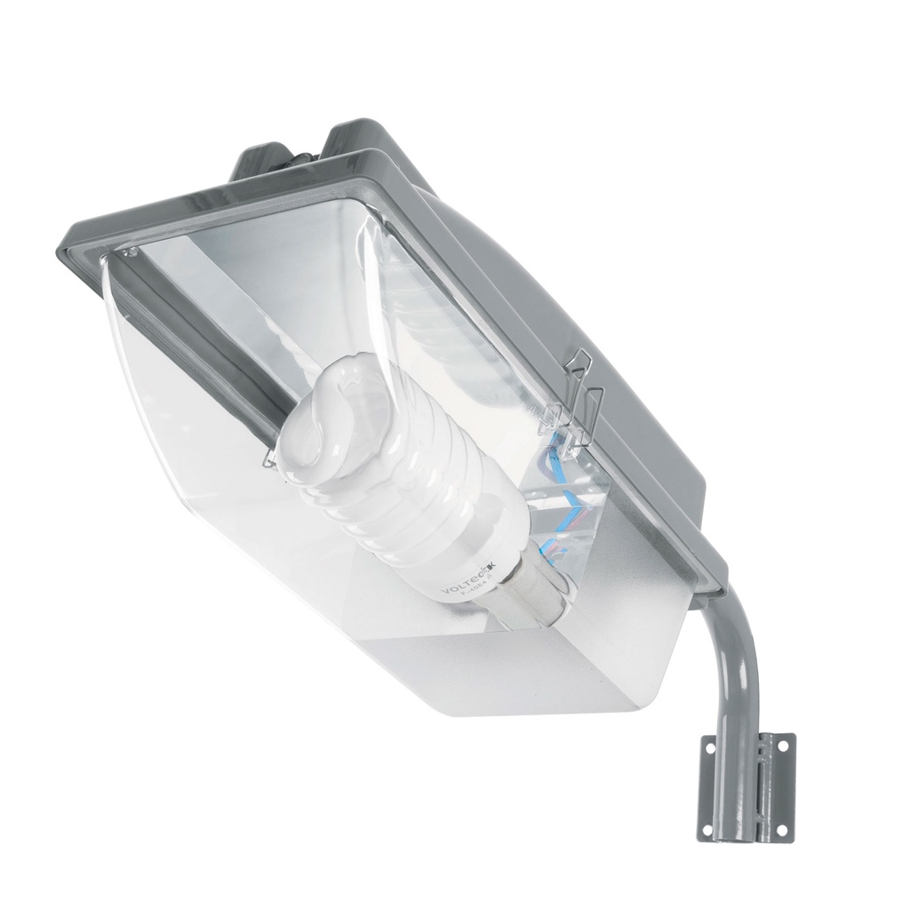 Luminario suburbano de ABS 45 W sensor de luz, con lampara
