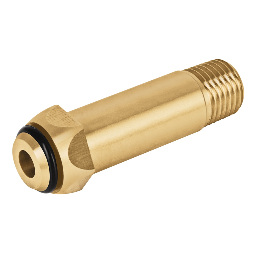 Punta pol de laton 1/4' x 5 cm, de rosca con O-ring, Foset