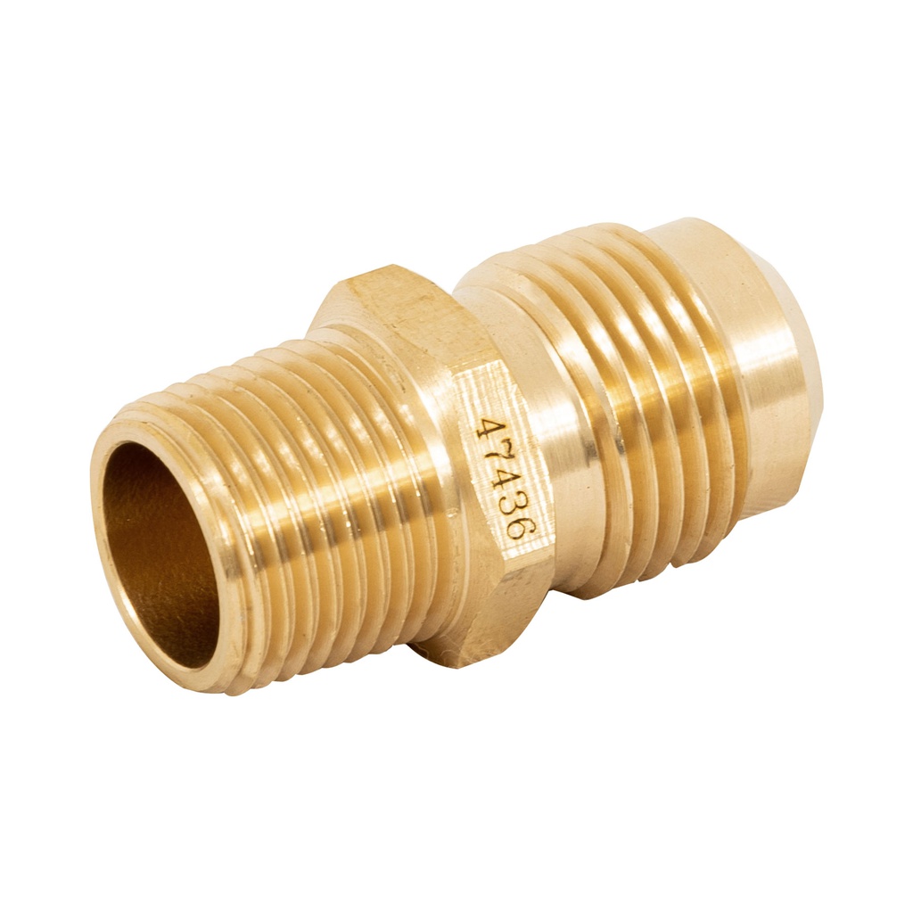 Niple terminal de laton de 1/2' X 3/8', Foset