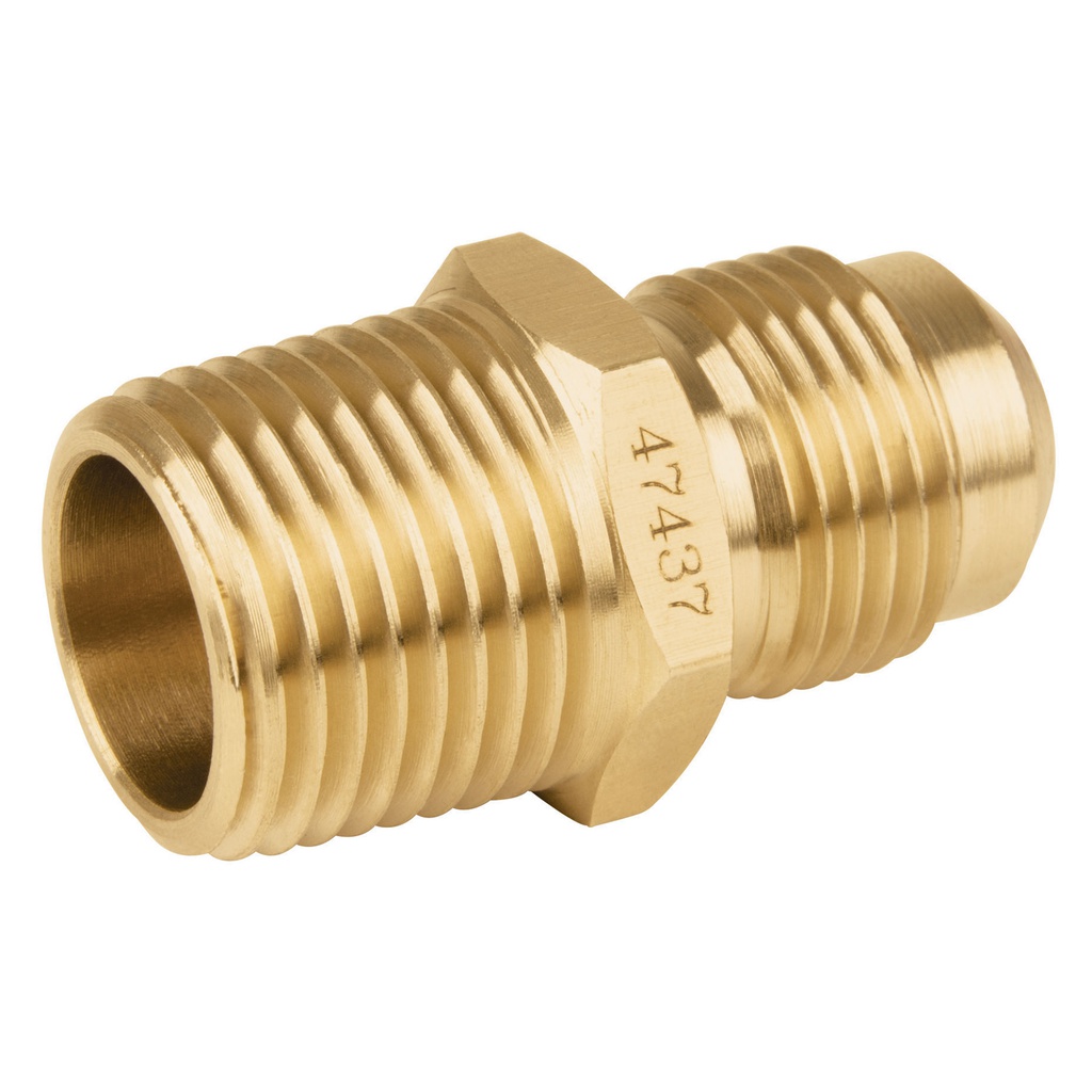 Niple terminal de laton de 1/2' X 1/2', Foset