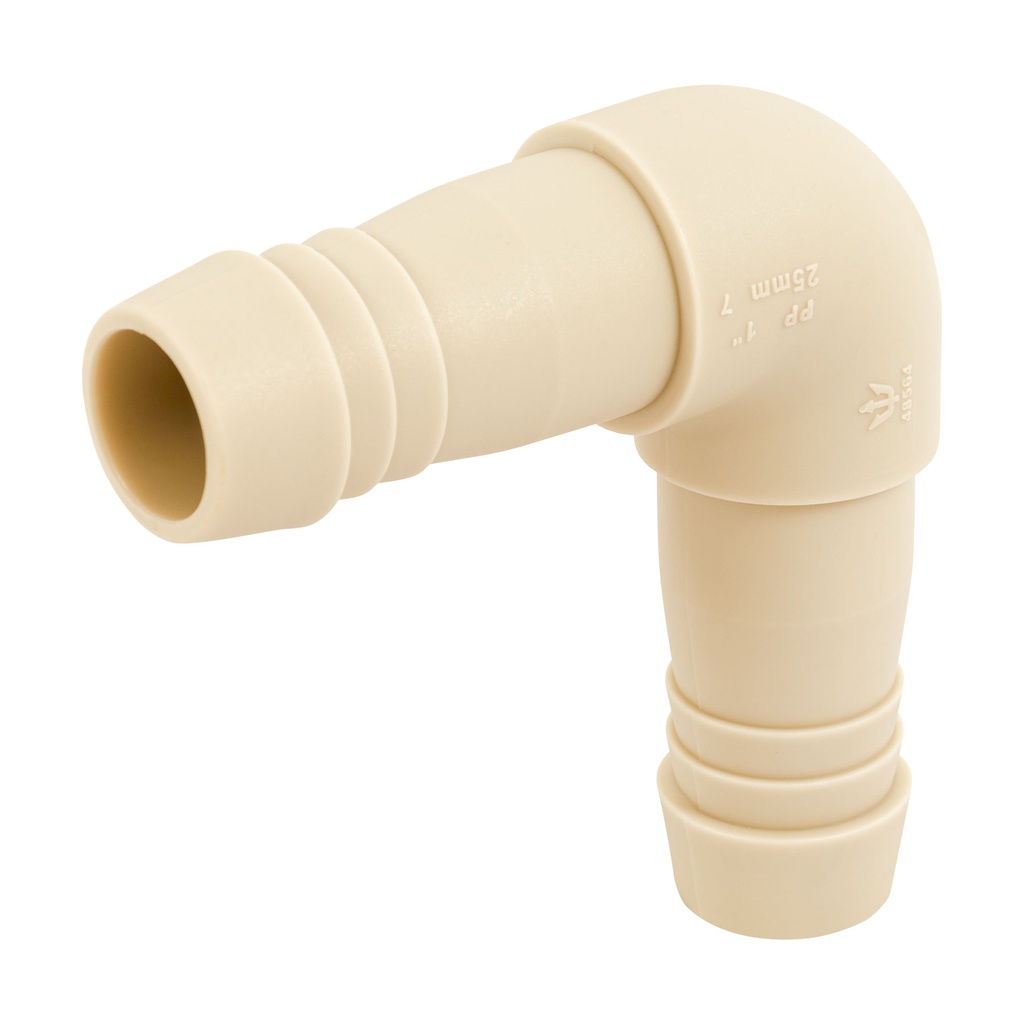 Codo 90° insercion de 1' de polipropileno, Foset