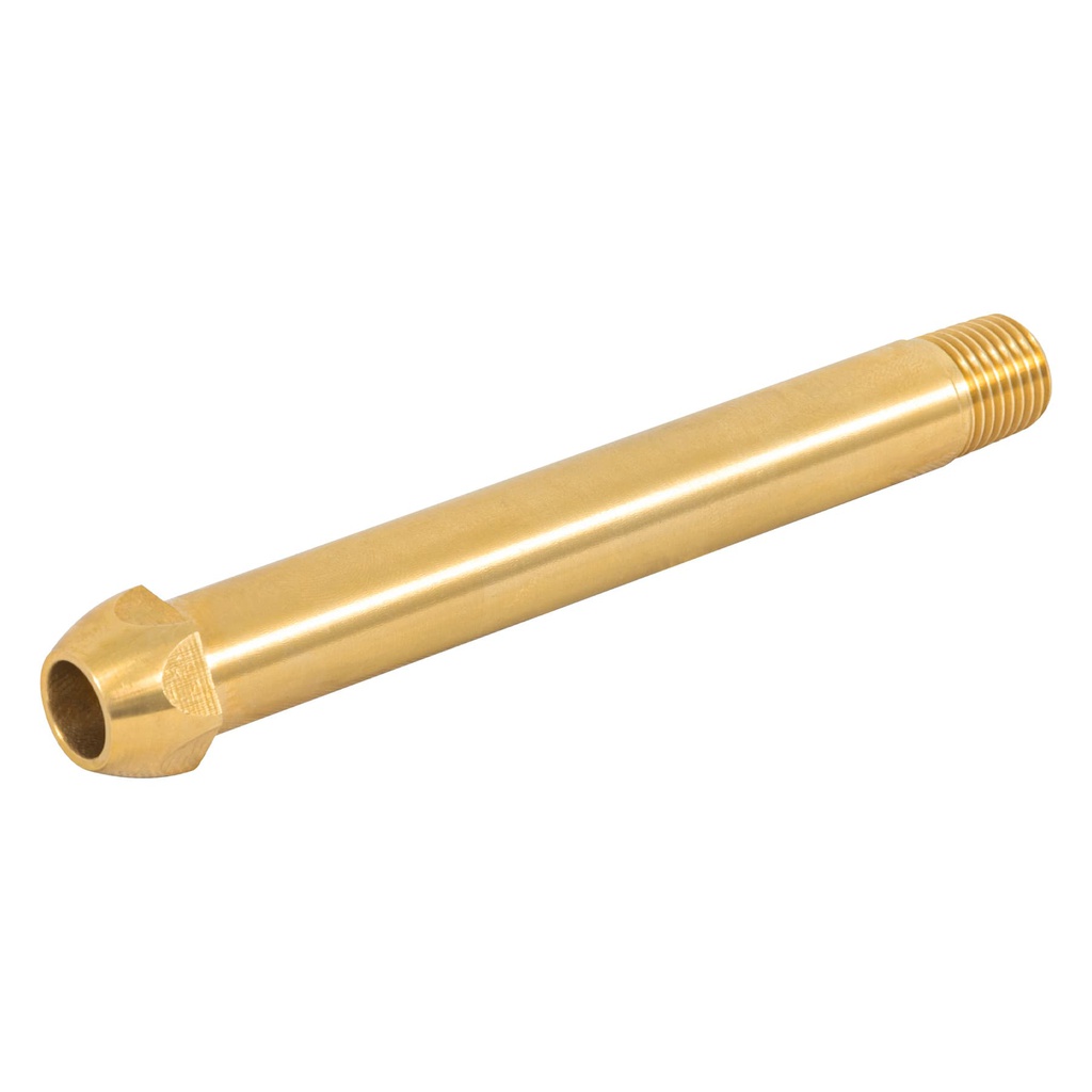 Punta pol de laton 1/4' x 12 cm, de rosca, Foset