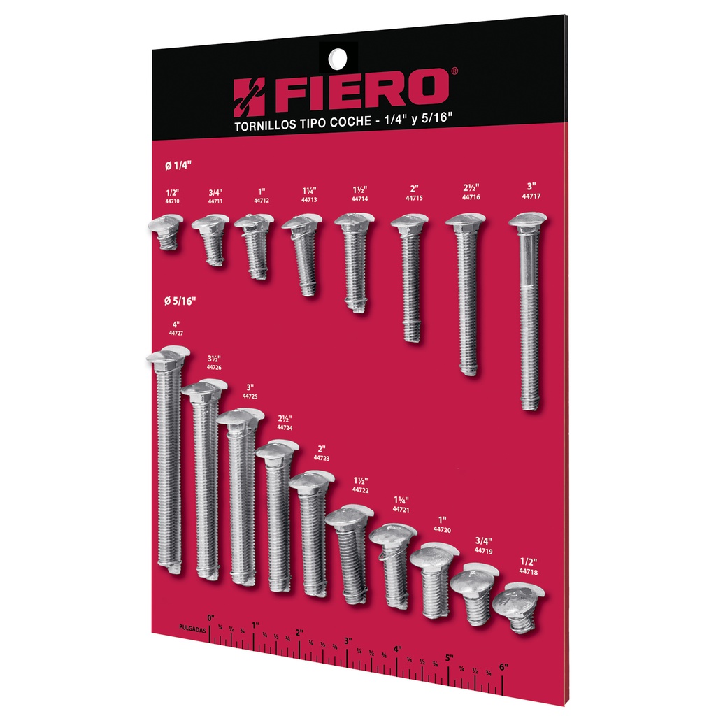 Exhibidor Fiero de tornillos #1, tipo coche