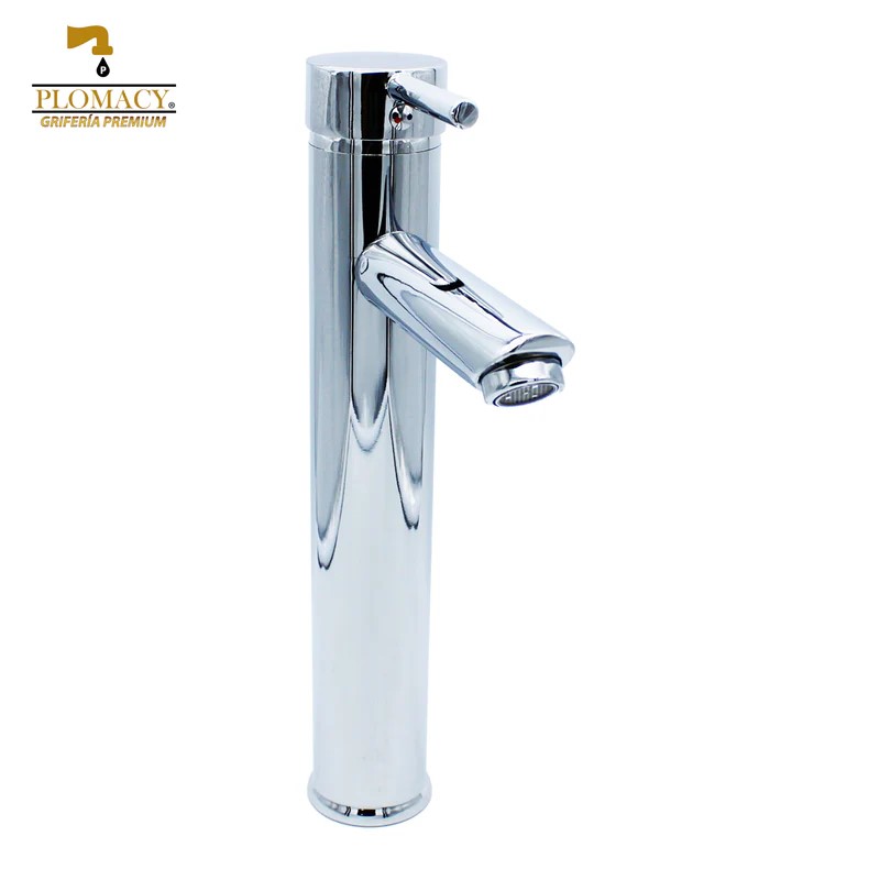 Mezcladora MonoMando Lavabo 30cm. Acero Inoxidable con Recubrimiento de Cromo Plomacy (MML30)