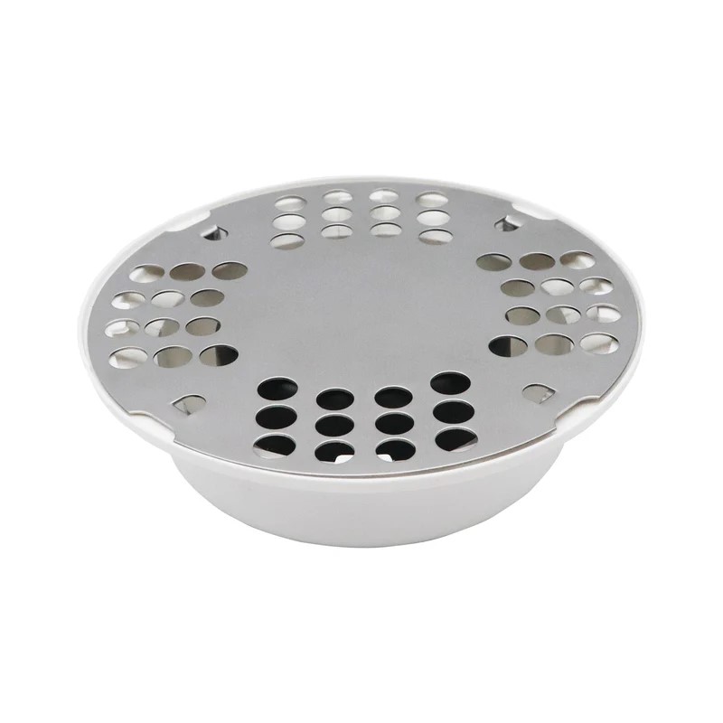 Coladera Redonda Para Tubo PVC Rejilla Inoxidable #4 (9687)