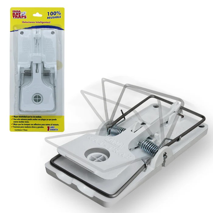 Ratonera Rat-Traps Blanca En Blister  (2760)