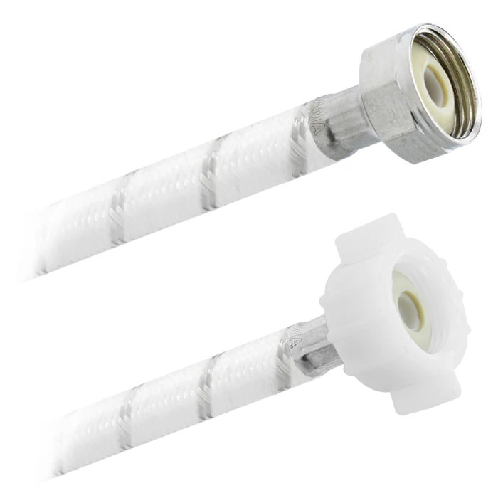 FamaFlex Poli-Acetal Para Sanitario 7/8" FIP x 7/8" AM x 35cm.-14"  (3837)