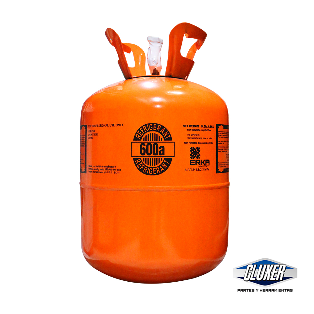 Gas Refrigerante R-600A 6.5Kg. Modelo: CXR-600-65B