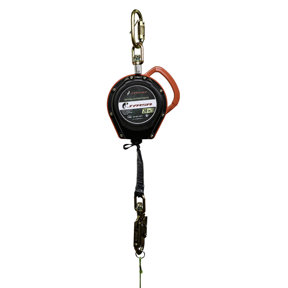 SISTEMA RETRACTIL DE BANDA CON CARCASA PLASTICA MEDIDA 20 FT
