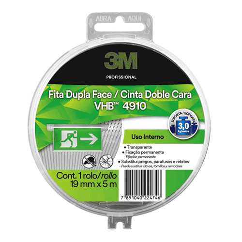 Cinta VHB 4910 3/4”x5m.U.Int.