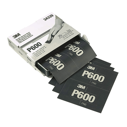 LIJA 3M FLEX. 5.5x6.8” #  600  34339