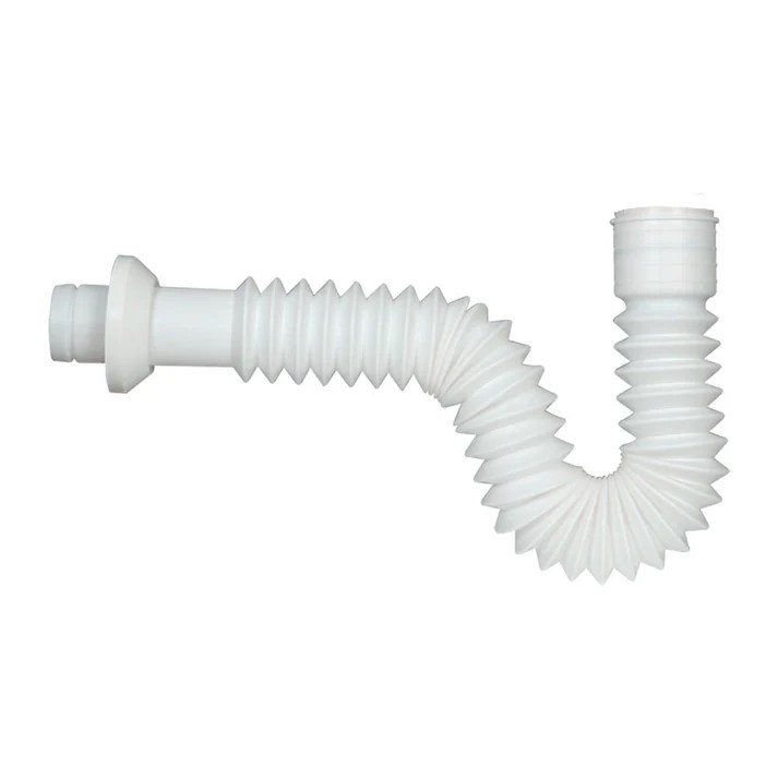 TRAMPA  FLEXIBLE DE PP P/LAVABO  O FREGADERO #116C