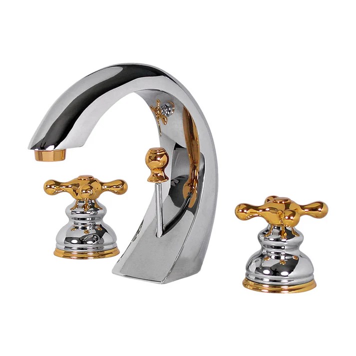 MEZCLADORA VENECIA M/CAPRI ORO-CROMO CART.CERAMICO