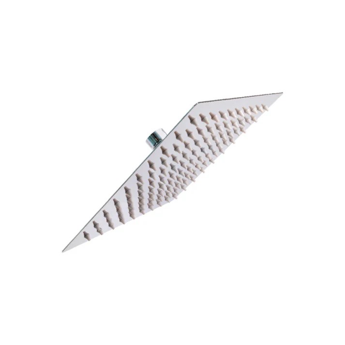 REGADERA  DELGADA CUADRADA 6X6 AC.INOX.ACAB.ESPEJO