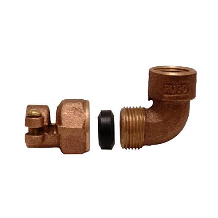 CODO COM/FIERRO-COBRE O POLIET.13MM C/TUERCA ABRAZADERA