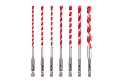 JGO.BROCAS CONCRETO MLW Z.1/4HEX  7pz