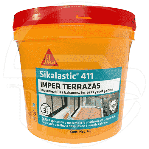 SIKALASTIC-411 IMPER TERRAZAS  4 Kg.
