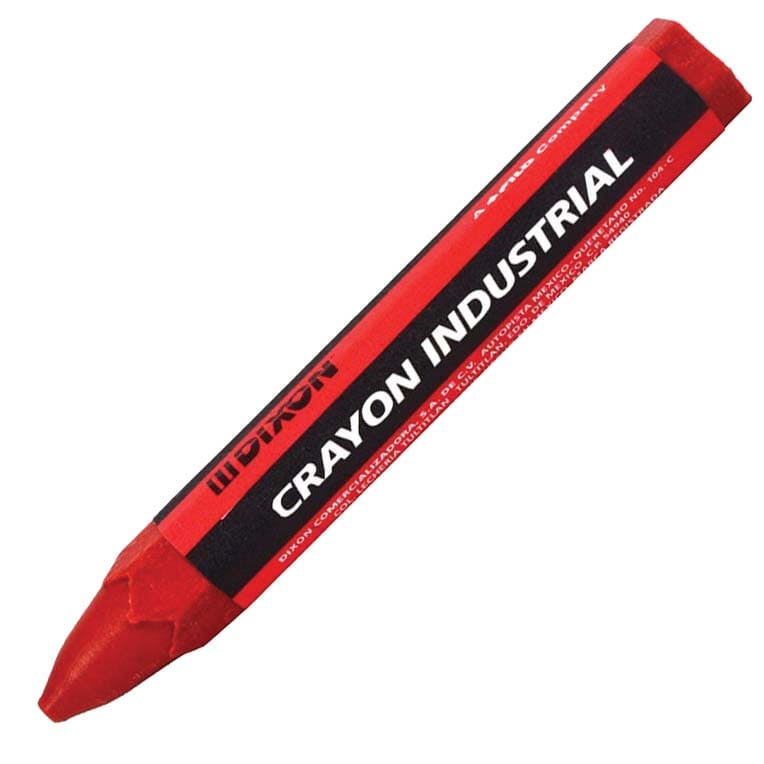 CRAYON HULERO VARIOS USOS ROJO PZA DIXON