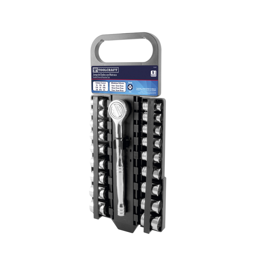 DADOS CON MATRACA 3/8"