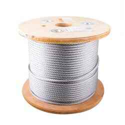 CABLE DE ACERO GALVANIZADO 7X19 1/8" ROLLO 1331 MTS