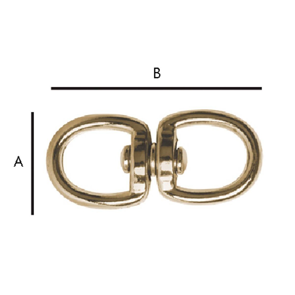DESTORCEDOR LATON 1/2" (PRECIO X PIEZA - EMPAQUE GRANEL)