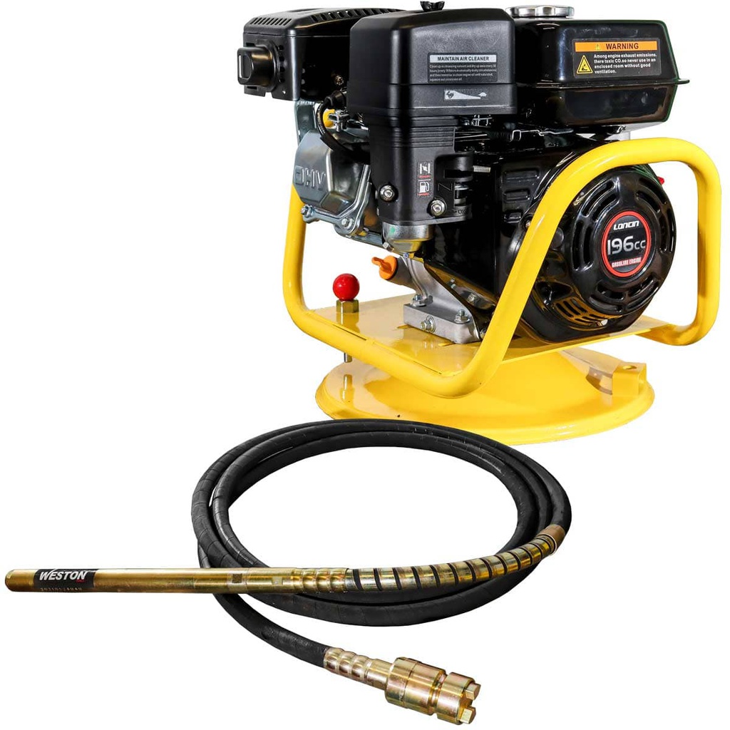 KIT VIBRADOR D/CONCRETO C/CHICOTE VIBRADOR TIPO DYNAPACK 4 TIEMPOS 6.5HP