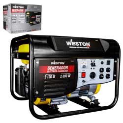 GENERADOR ELECTRICO A GASOLINA 3100W (INICIO MANUAL)