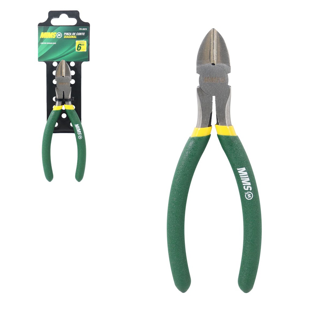 PINZAS DE CORTE DIAGONAL 6" MIMS (CAJA C/6 PZAS - PRECIO X PIEZA)