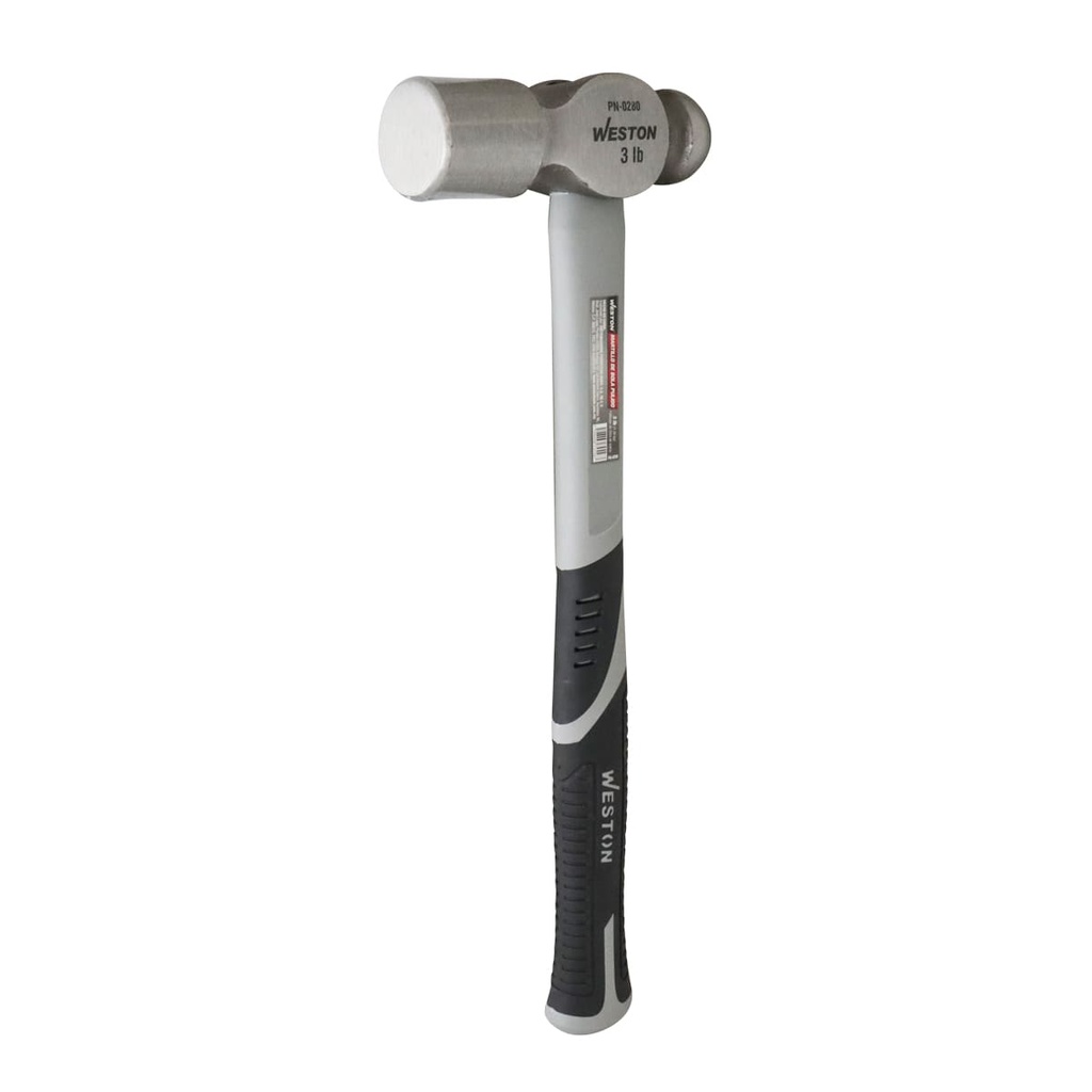 MARTILLO DE BOLA PULIDO 3 LB MANGO 15" DE FIBRA DE VIDRIO