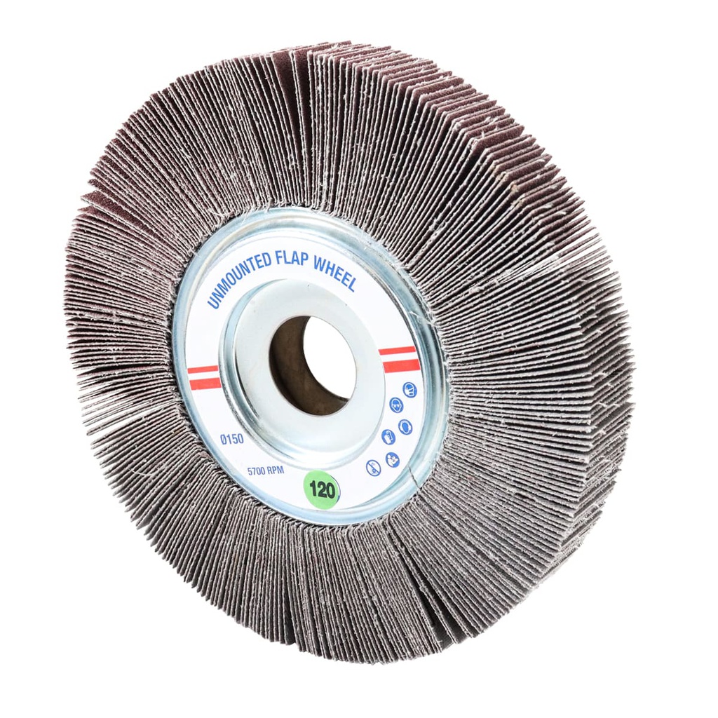 RUEDA FLAP  6" x 1" x 1" G120