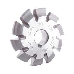 JGO CORTADOR P/ENGRANE 20° A.V. 12DP2.5" (8 PZAS)