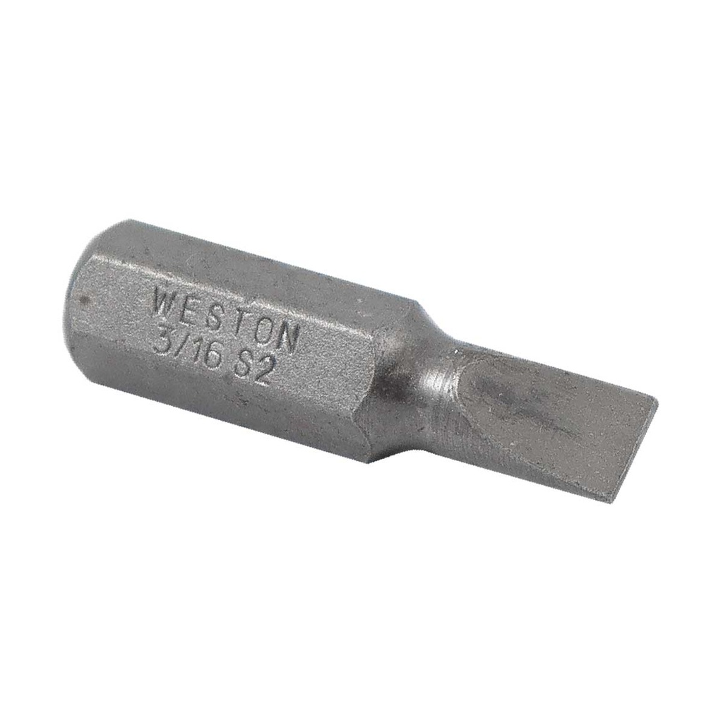 PUNTA PLANA P/DES.3/16 X 1" (PRECIO POR PIEZA, EMPAQUE CJA C/60 PZS)