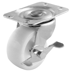 [Y-2036-75] RODAJA NYLON 3" x 30 mm GIRA. C/FRENO