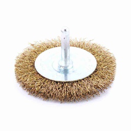 [Z-10730] CEPILLO CIRCULAR ONDULADO 3" C/VASTAGO 1/4" A. LATONADO .012"