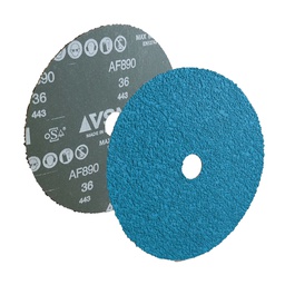 [Z-14305] DISCO DE LIJA C36 BARRENO 4.5" X 7/8" ACTIROX INOX VSM AF890